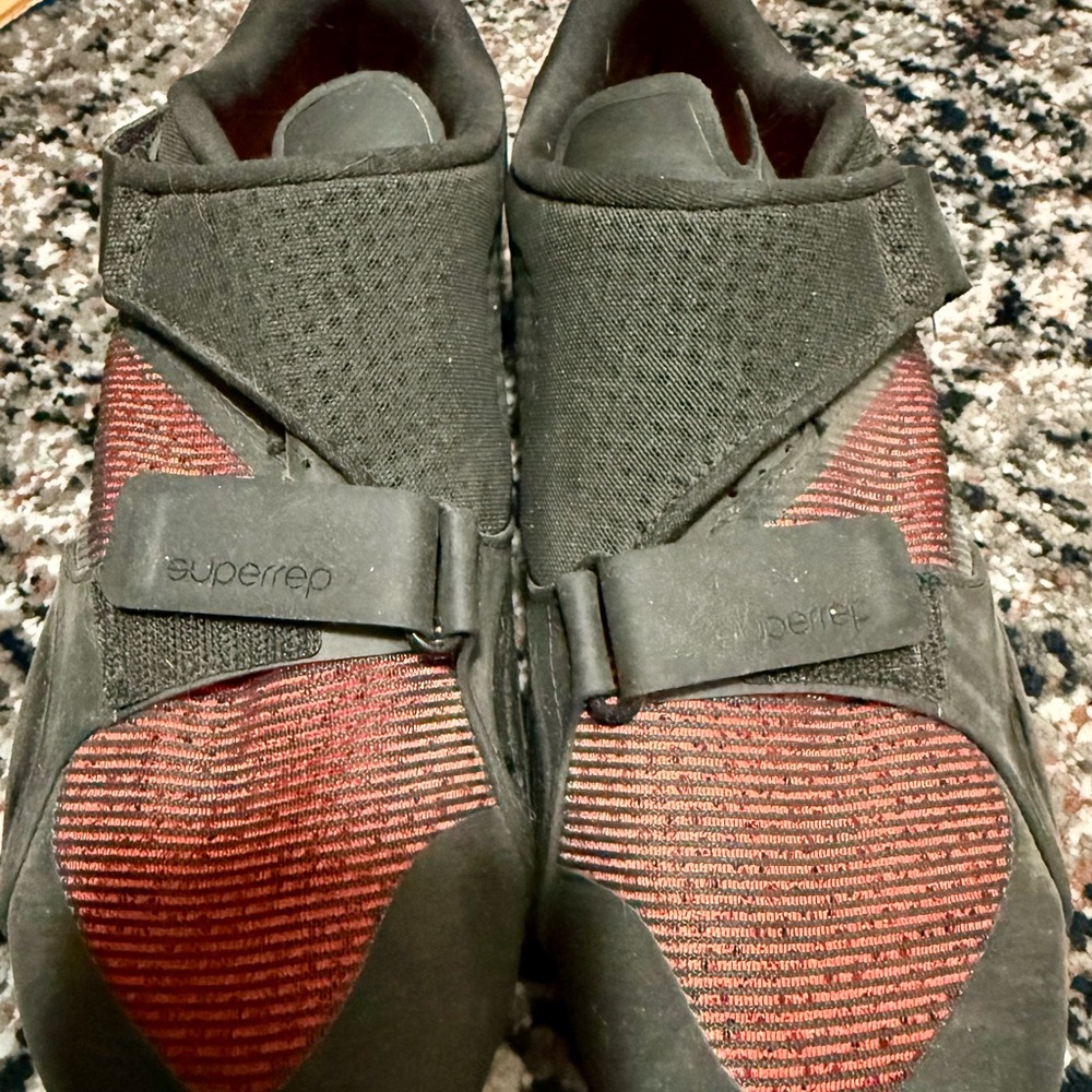 Nike Black and Red Athletic Shoes